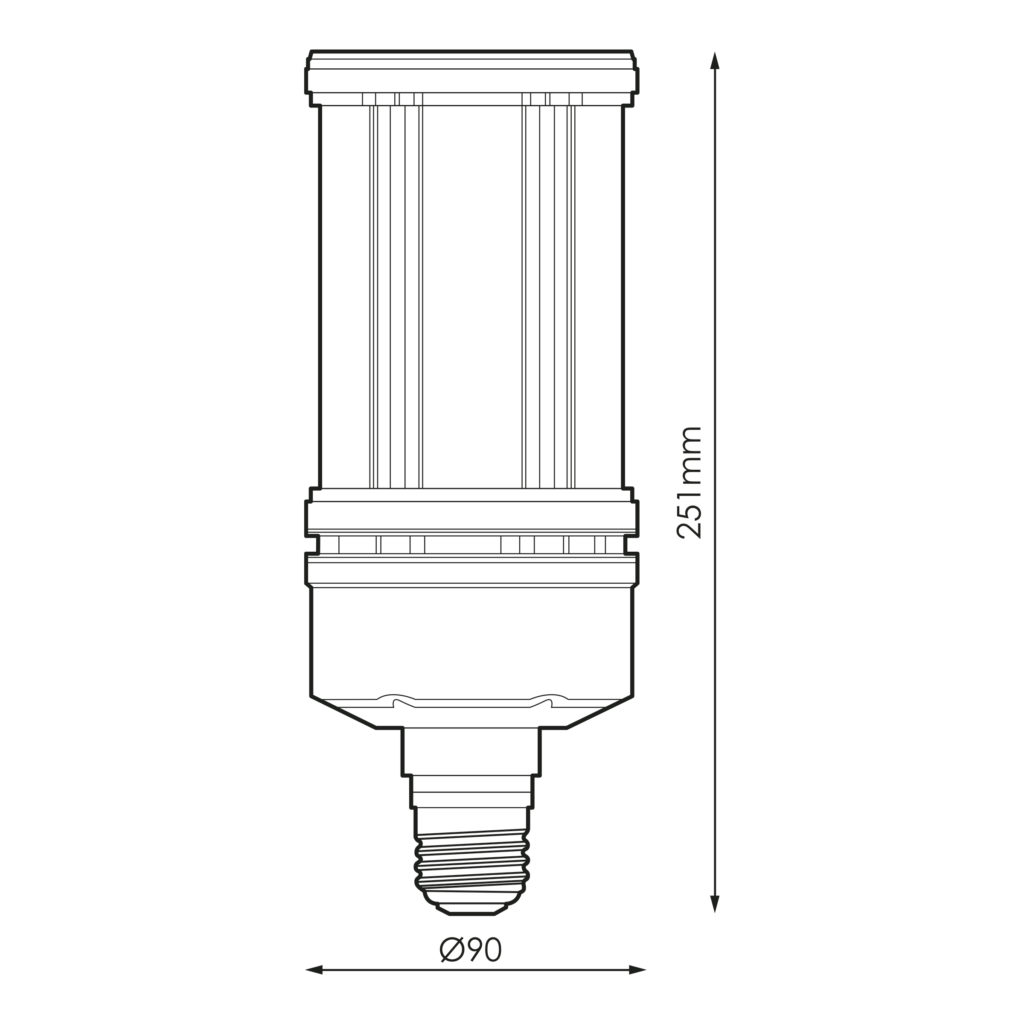 ECPOWER IP64 45W 840 E40 230V ERP - Prilux