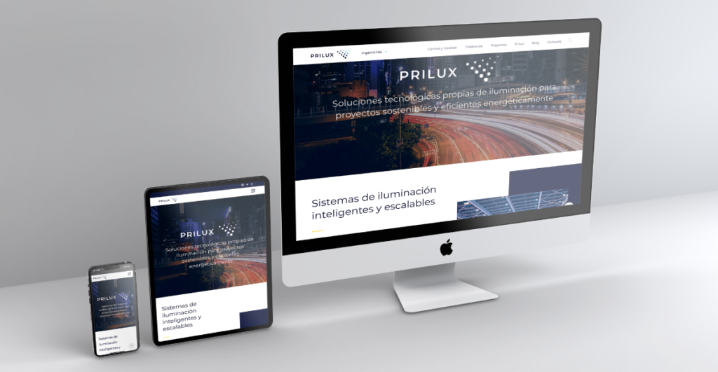 Prilux presenta la renovación de su imagen de marca y coge impulso en el entorno digital con una nueva página web.